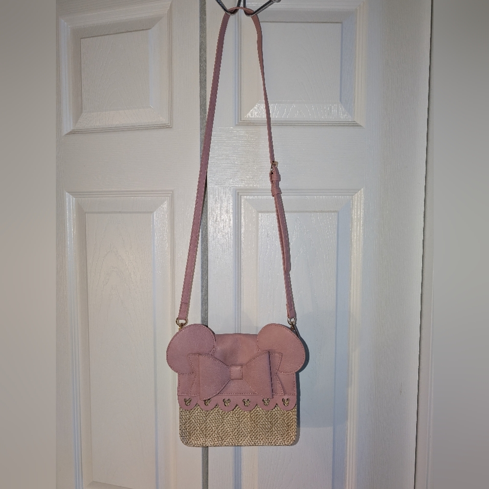 Disney Pink and Tan Crossbody Bag